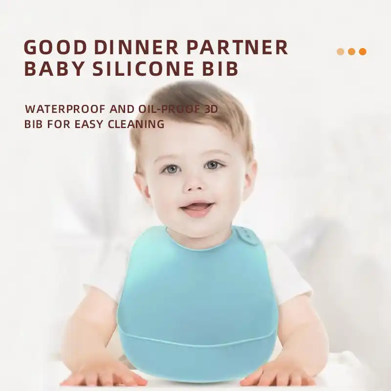 Silicone Baby Bib OEM Manufacturer for Custom Branding